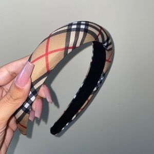 Burberry Plaid Headband